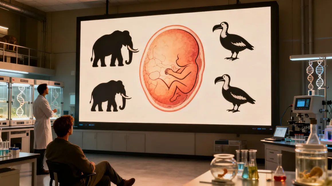 Neanderthal de-extinction embryo