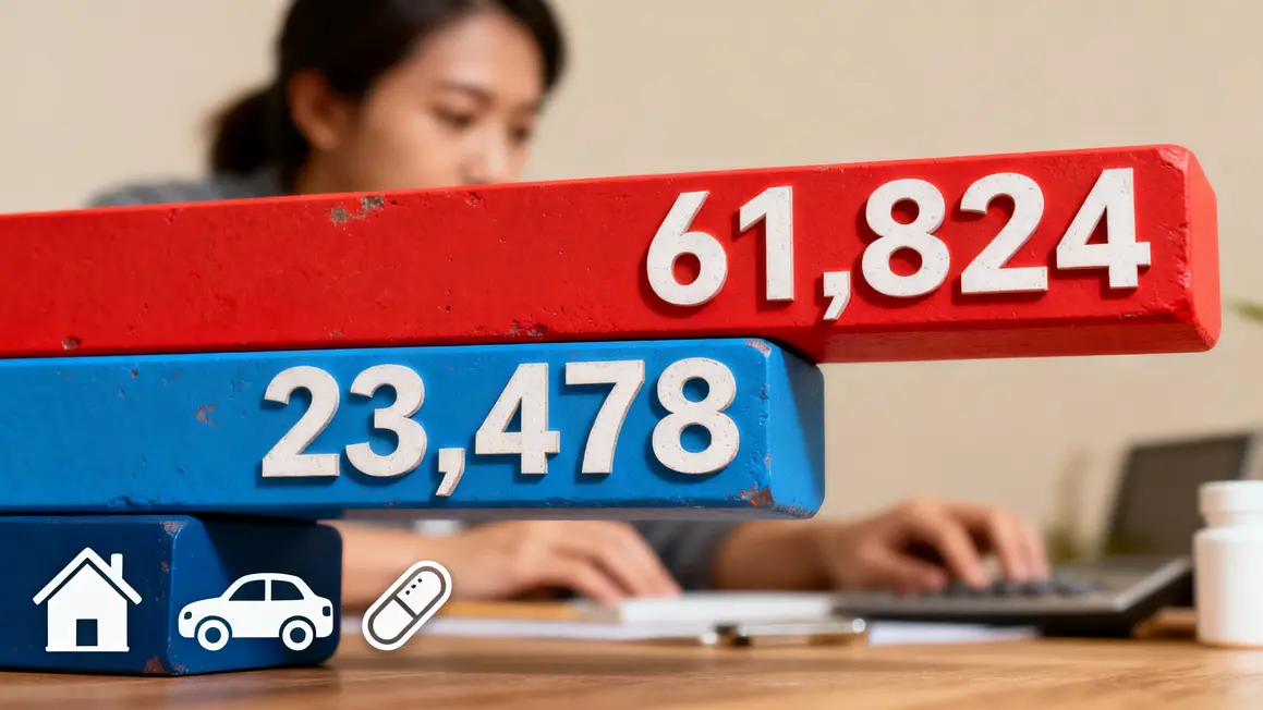 Bar chart showing Social Security versus senior annual expenses