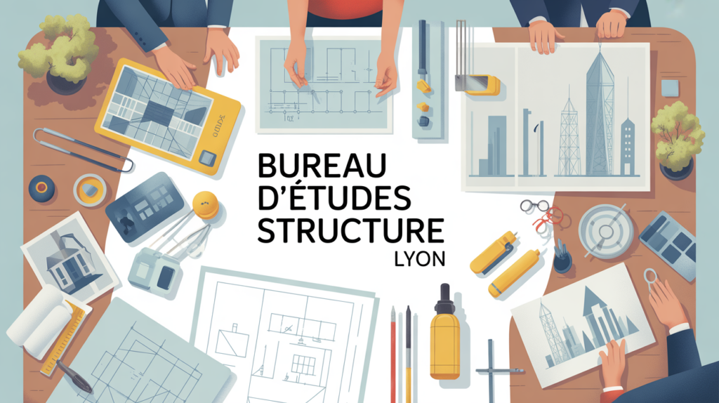 bureau d'etudes structure lyon illustration plans maquettes