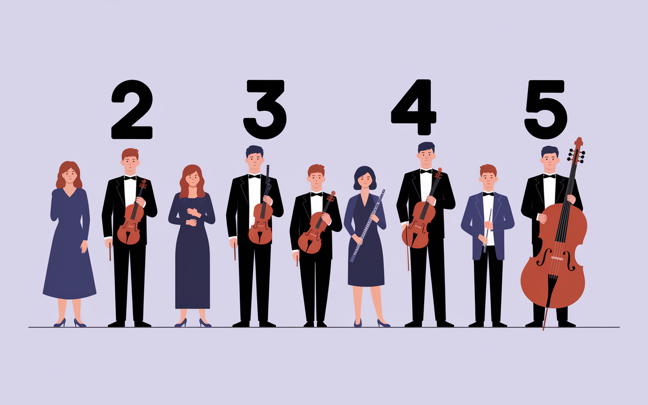 Chamber music, various formations and instruments