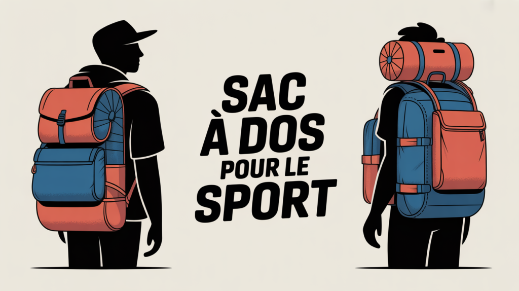 sac a dos sport silhouettes organisation et volume