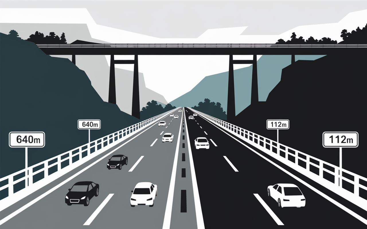 Viaduc du Lignon chiffres clés localisation RN88